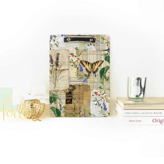 Stylish Clipboard-Victorian Scrapbook Collage - Premium  from Elementologie - Just $27.95! Shop now at Elementologie