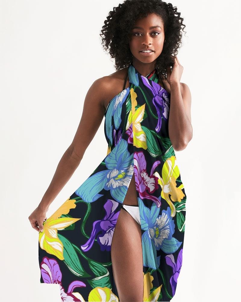 Swim Cover Up-Orchids - Premium  from Elementologie - Just $29! Shop now at Elementologie