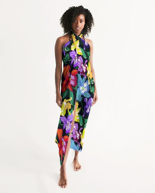 Swim Cover Up-Orchids - Premium  from Elementologie - Just $29! Shop now at Elementologie
