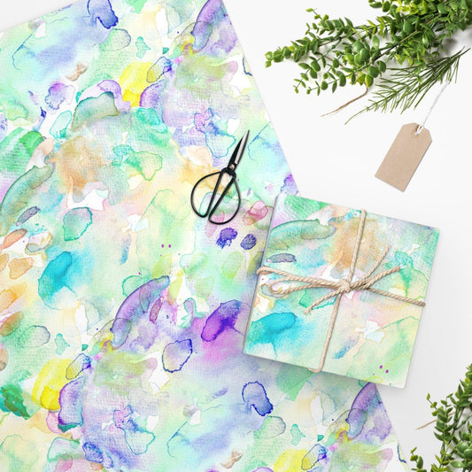 Wrapping Paper -Watercolor - Premium  from Elementologie - Just $11.50! Shop now at Elementologie