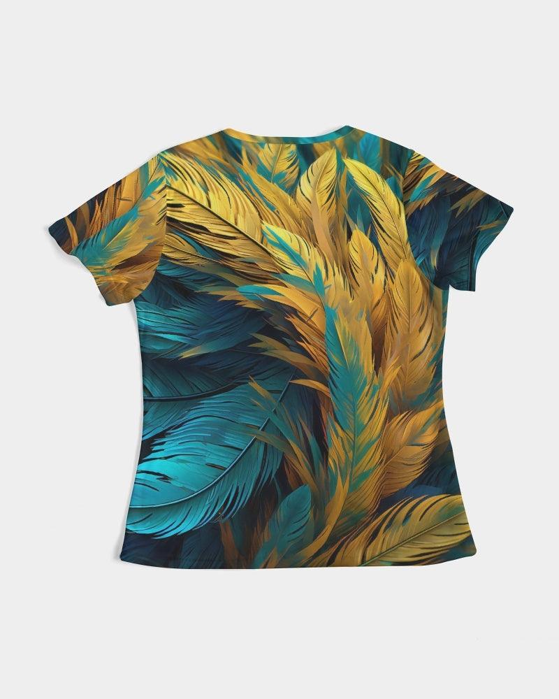 Women's Tee-Fantastical Feathers N0.35 - Premium  from Elementologie - Just $34.99! Shop now at Elementologie