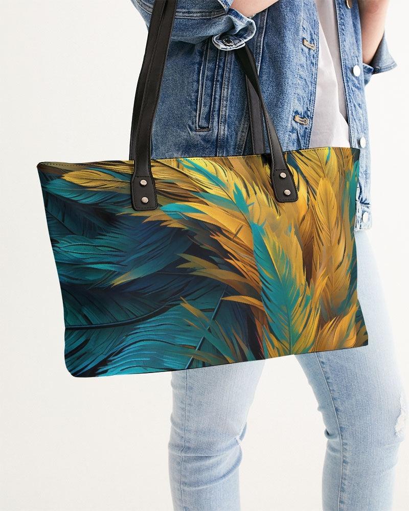 Stylish Tote-Fantastical Feathers No. 35 - Premium  from Elementologie - Just $78.99! Shop now at Elementologie
