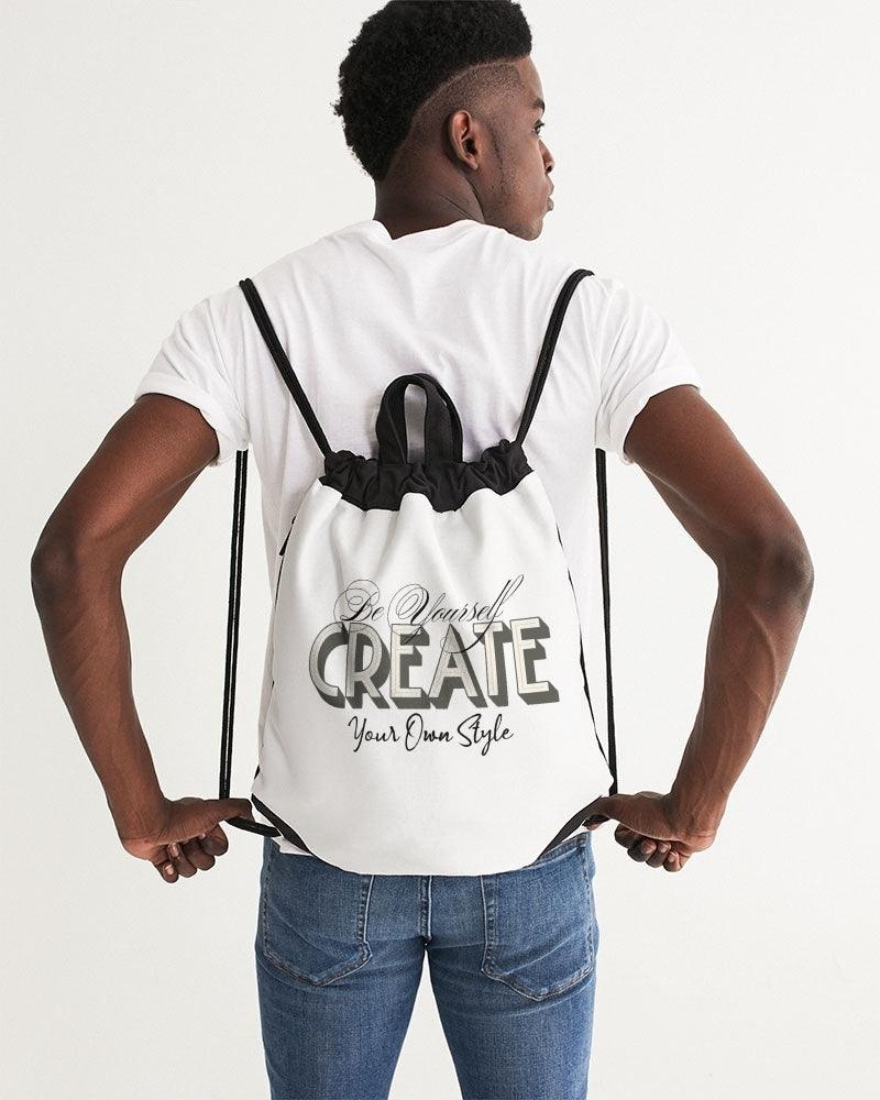 Canvas Drawstring Bag- Create Your Own Style - Premium  from Elementologie - Just $39! Shop now at Elementologie