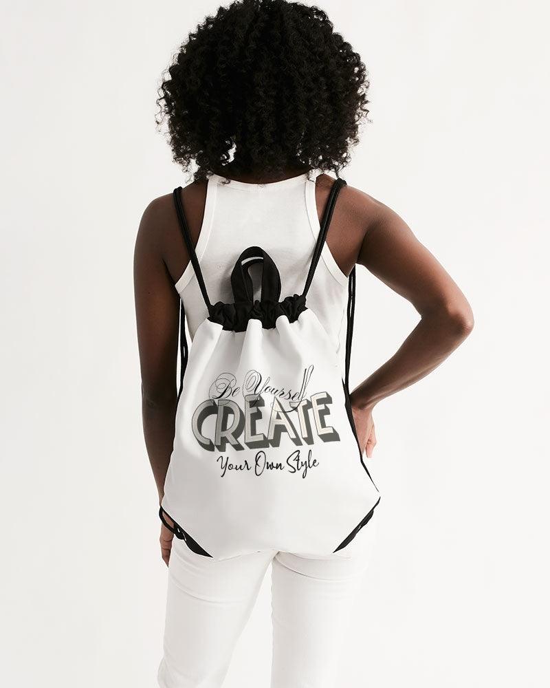 Canvas Drawstring Bag- Create Your Own Style - Elementologie