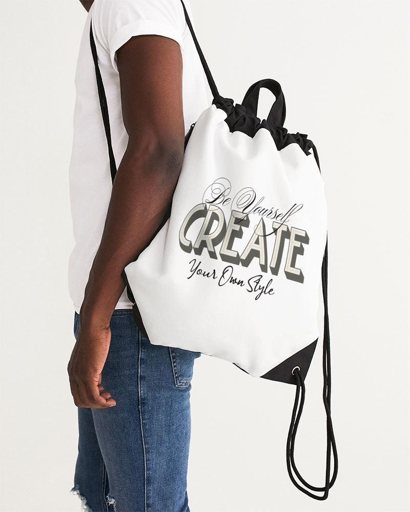 Canvas Drawstring Bag- Create Your Own Style - Elementologie