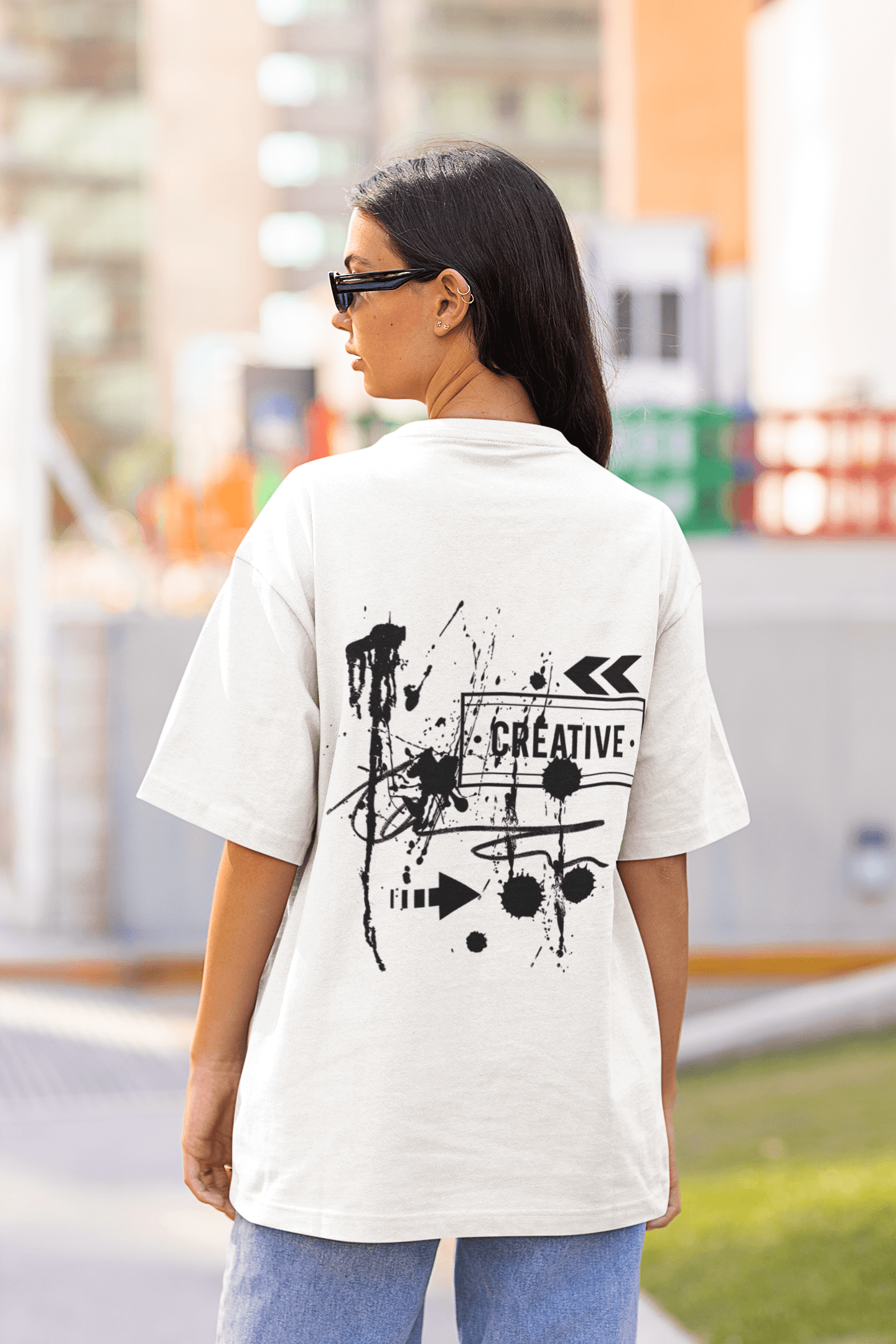 Streetwear Unisex 100% Cotton Loose Basic Tee-Creative - Premium  from Elementologie - Just $32.99! Shop now at Elementologie