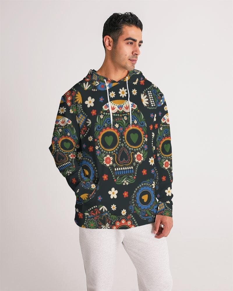 Men's Hoodie-Sugar Skulls - Premium  from Elementologie - Just $48.99! Shop now at Elementologie