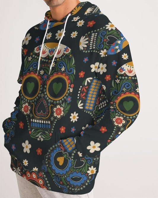 Men's Hoodie-Sugar Skulls - Premium  from Elementologie - Just $48.99! Shop now at Elementologie