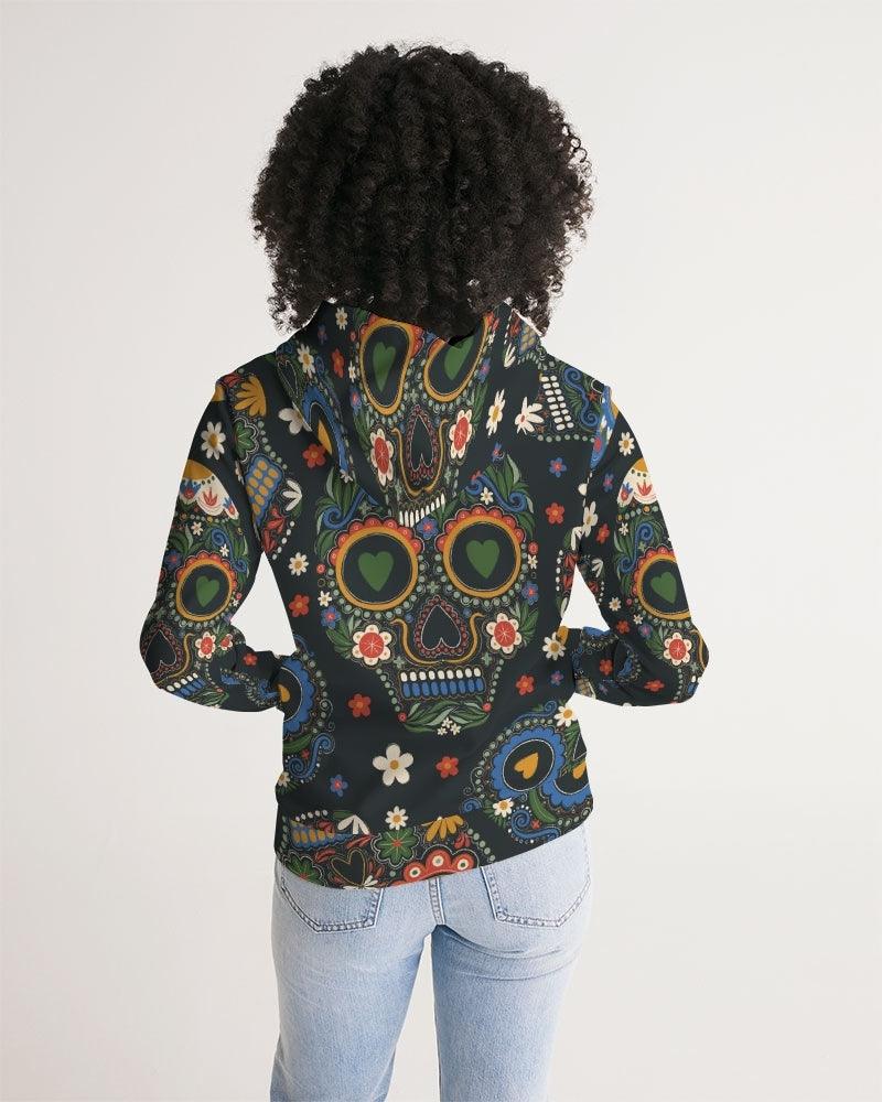 Women's Hoodie-Sugar Skulls - Premium  from Elementologie - Just $48.99! Shop now at Elementologie