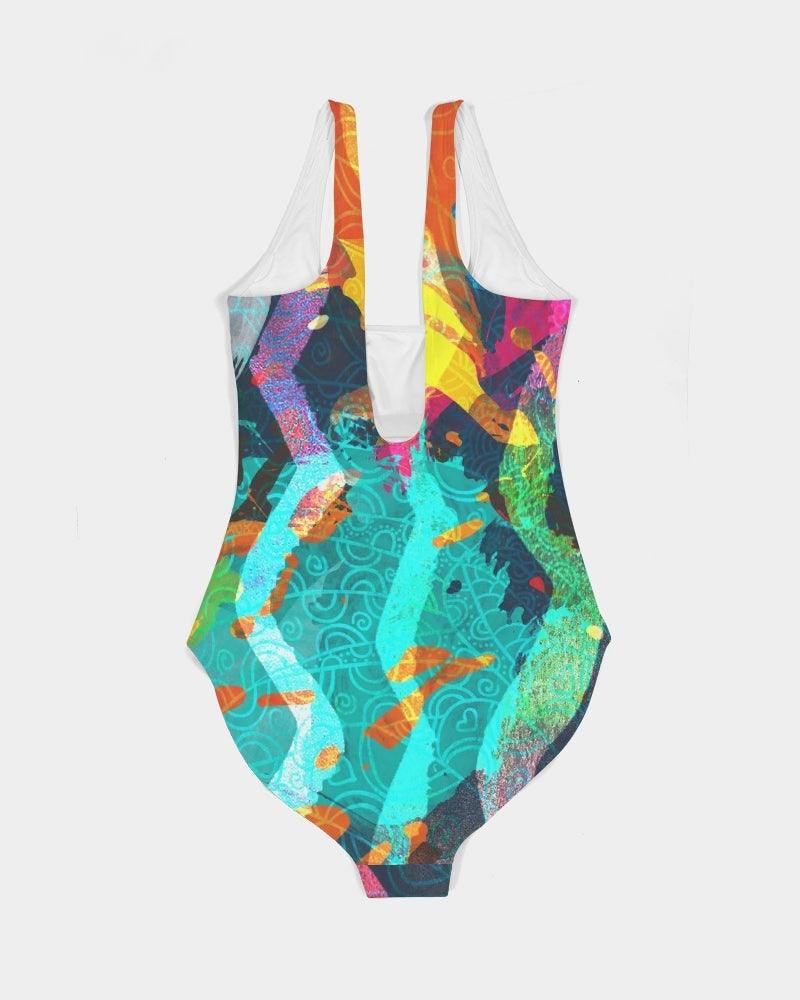 Women's One-Piece Swimsuit-Chico - Premium  from Elementologie - Just $49! Shop now at Elementologie