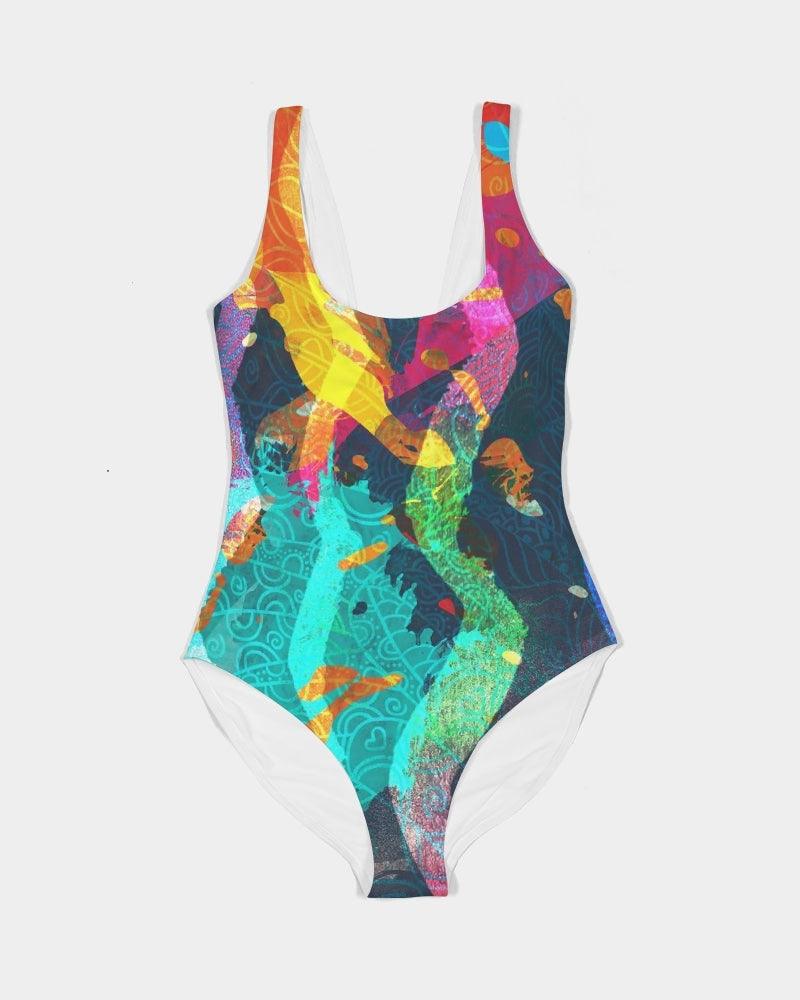 Women's One-Piece Swimsuit-Chico - Premium  from Elementologie - Just $49! Shop now at Elementologie