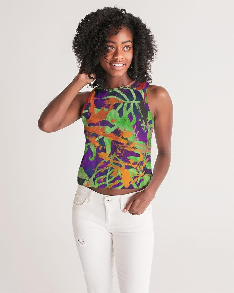 Women's Cropped Tank-Serenade - Premium  from Elementologie - Just $32.99! Shop now at Elementologie