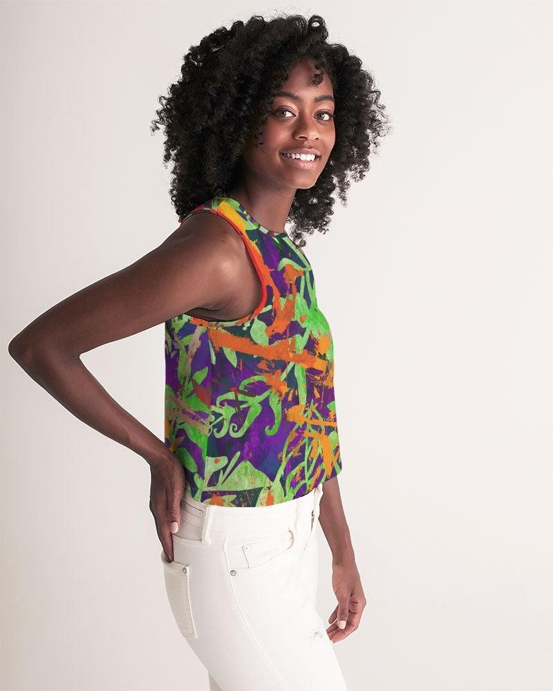 Women's Cropped Tank-Serenade - Premium  from Elementologie - Just $32.99! Shop now at Elementologie