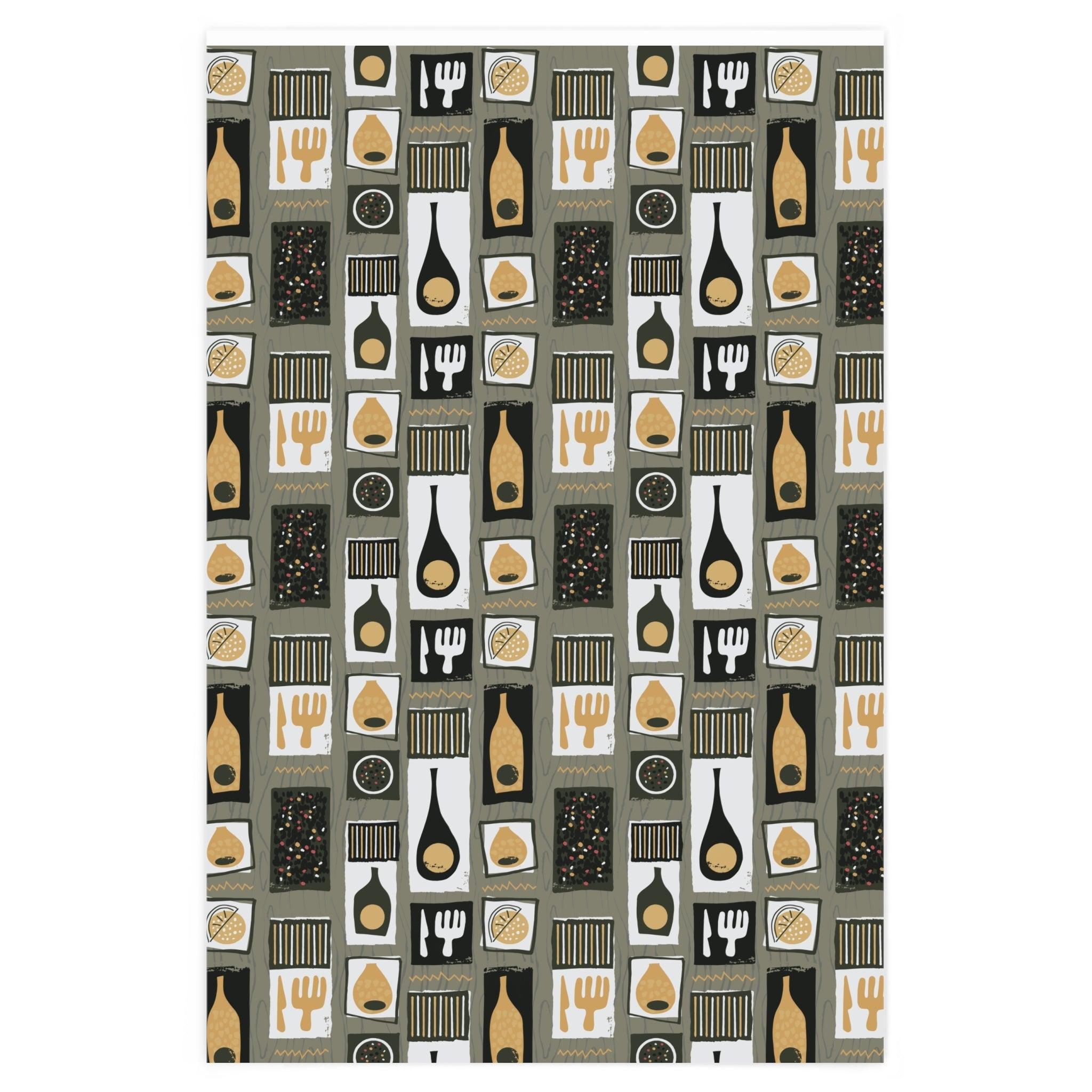 Wrapping Paper -Mid Century-Home - Elementologie