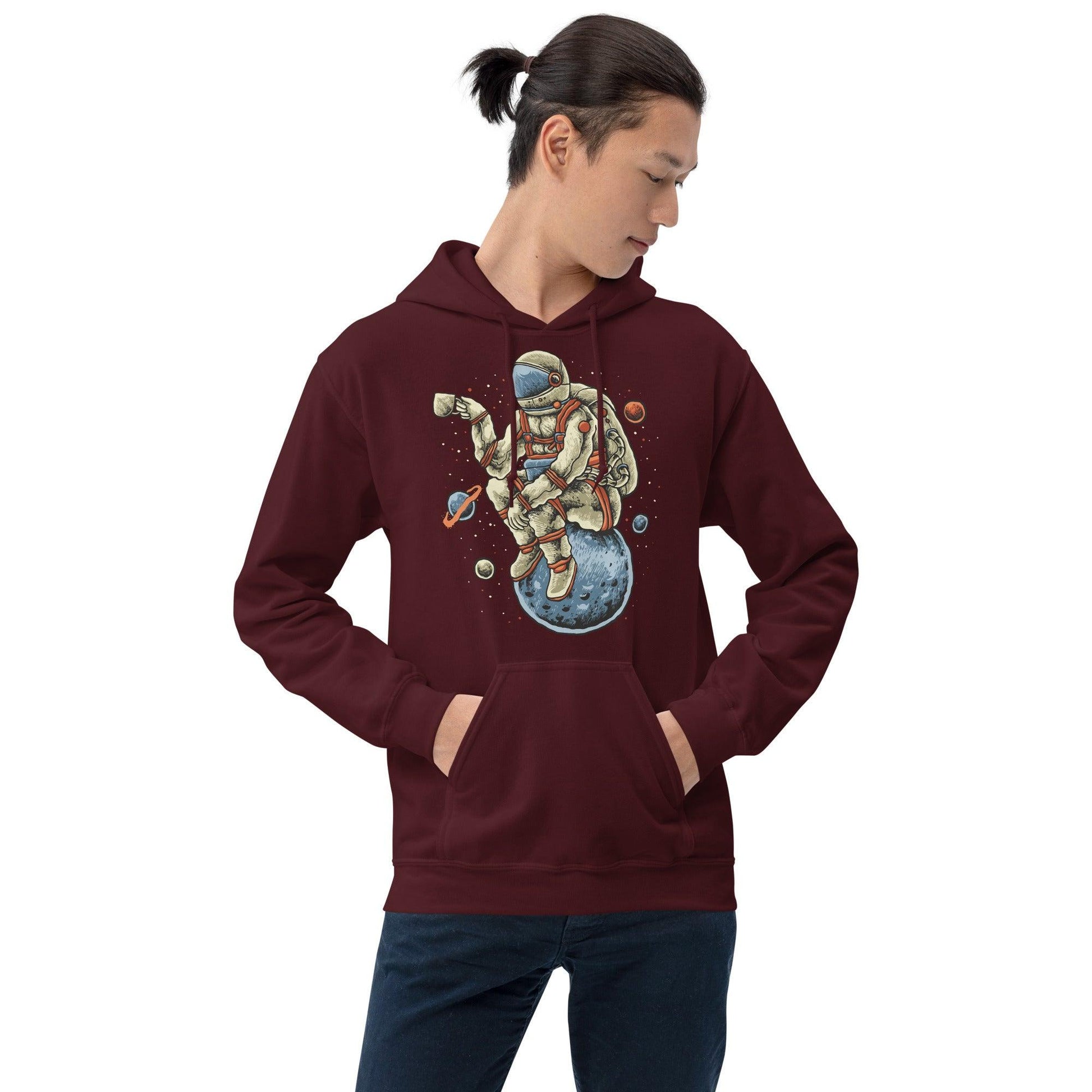 Unisex Hoodie Space Coffee - Premium  from Elementologie - Just $45.99! Shop now at Elementologie