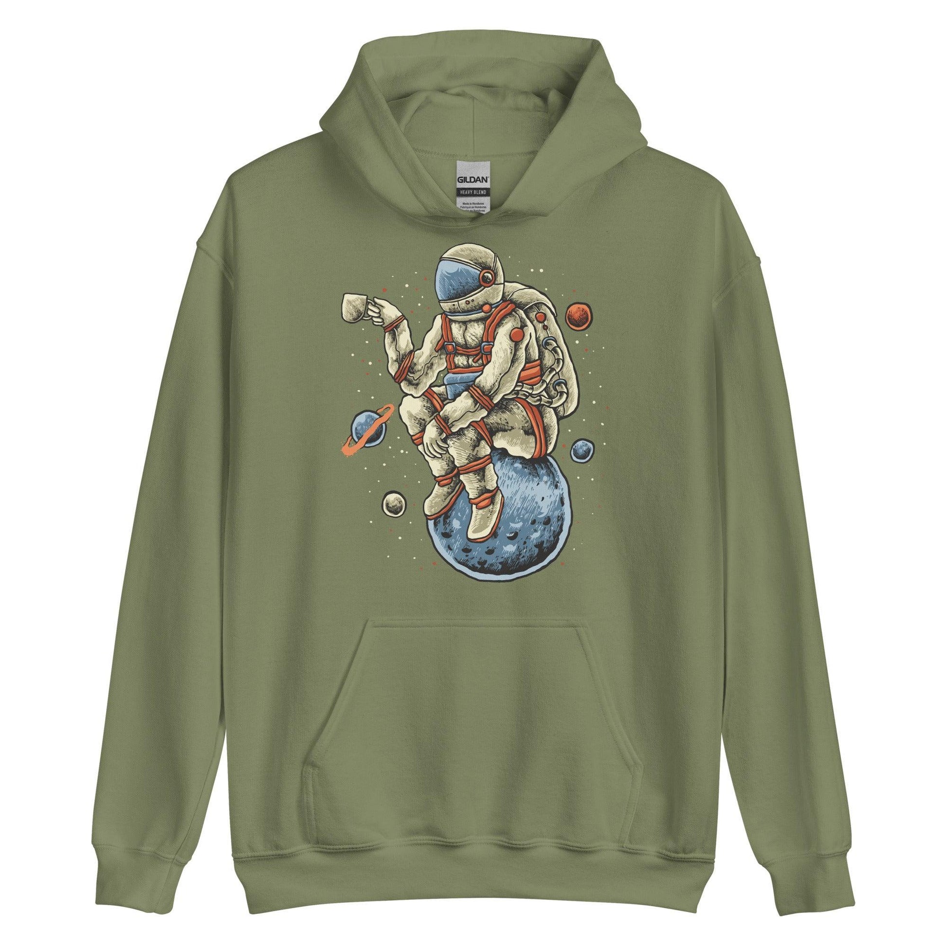 Unisex Hoodie Space Coffee - Premium  from Elementologie - Just $45.99! Shop now at Elementologie