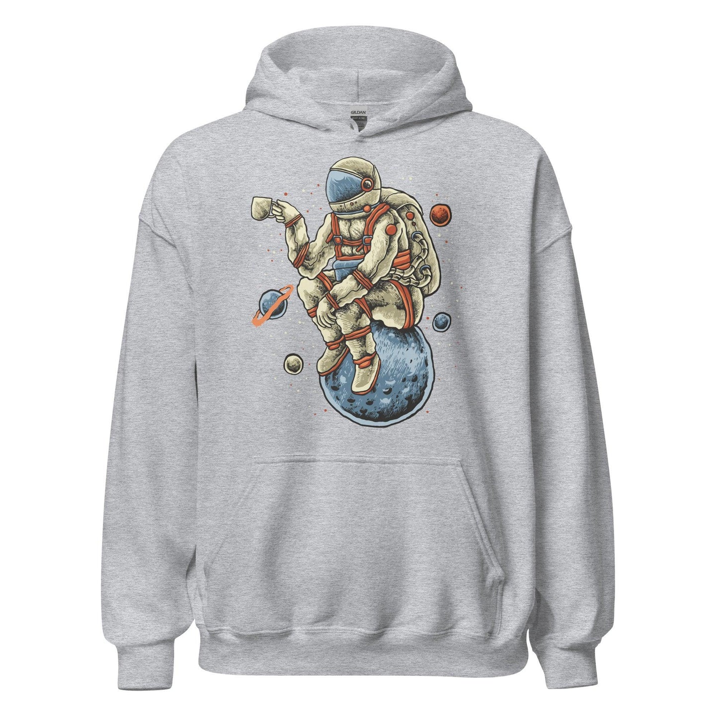 Unisex Hoodie Space Coffee - Premium  from Elementologie - Just $45.99! Shop now at Elementologie