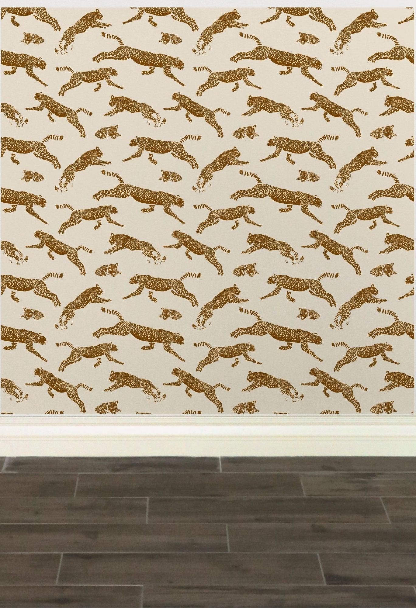 Wallpaper-Leopards - Premium  from Elementologie - Just $24! Shop now at Elementologie