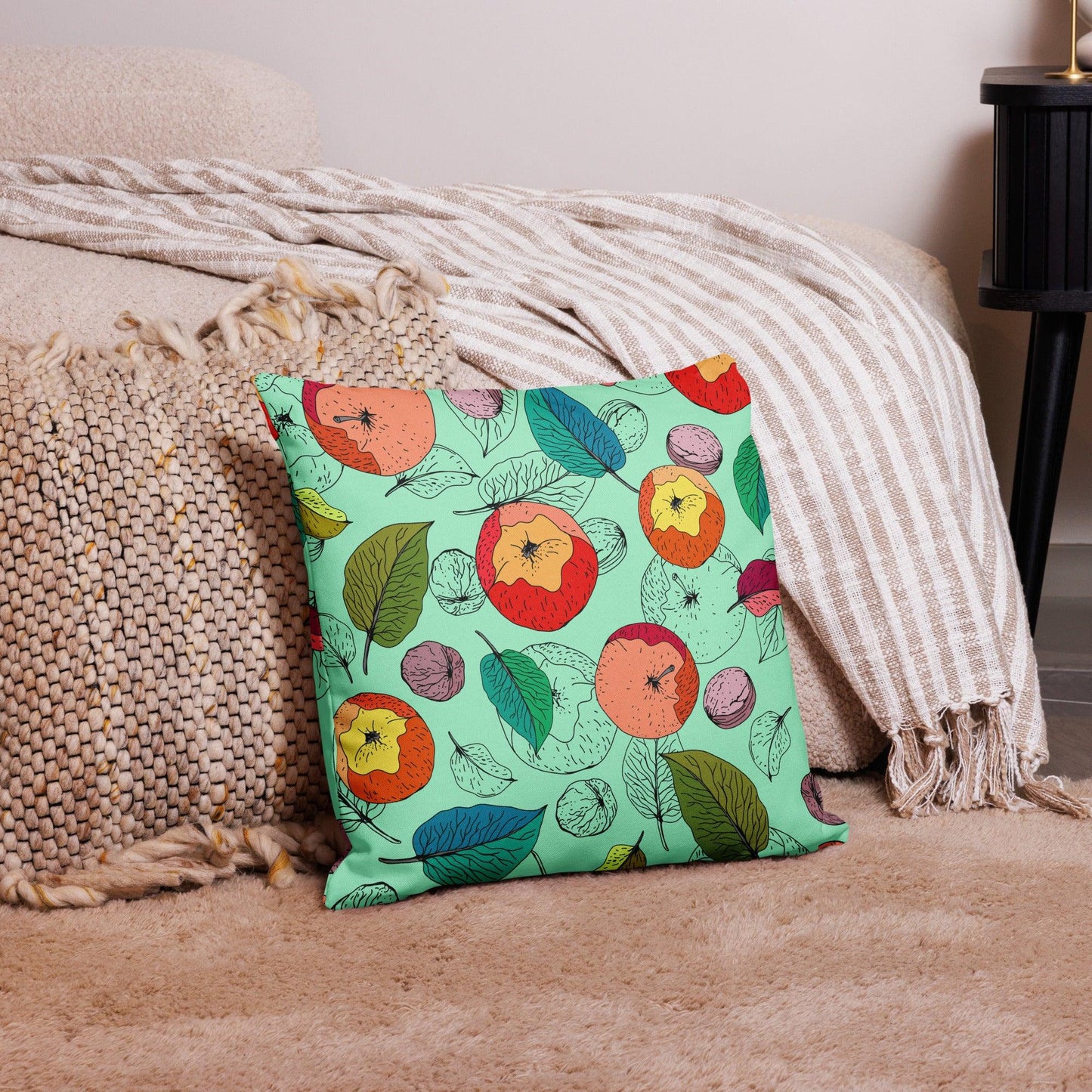 Premium Pillow-Fruity Print - Premium  from Elementologie - Just $28.95! Shop now at Elementologie