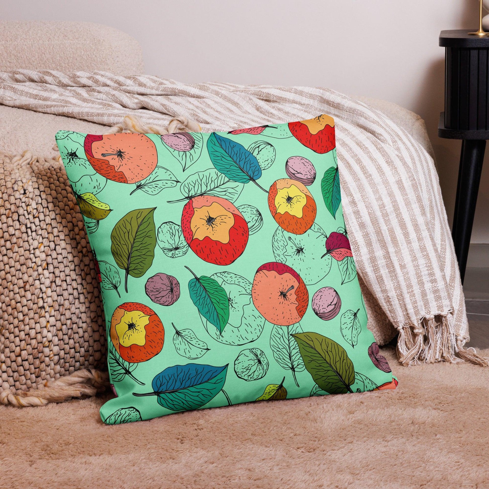 Premium Pillow-Fruity Print - Premium  from Elementologie - Just $28.95! Shop now at Elementologie