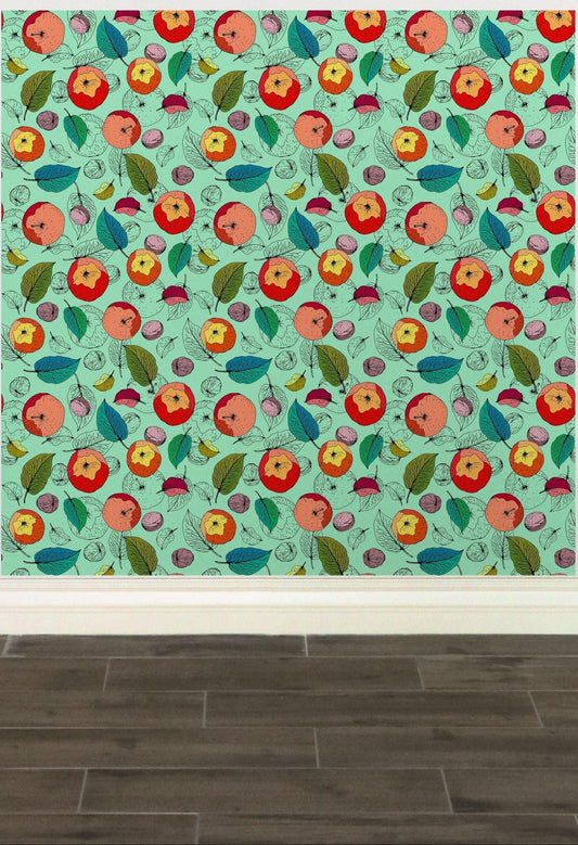 Wallpaper-Fruity Print - Premium  from Elementologie - Just $24! Shop now at Elementologie