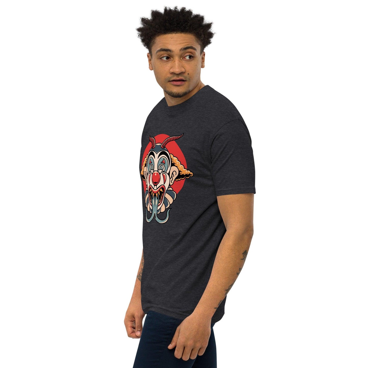 Men’s Premium Heavyweight Tee-Monster Clown - Elementologie