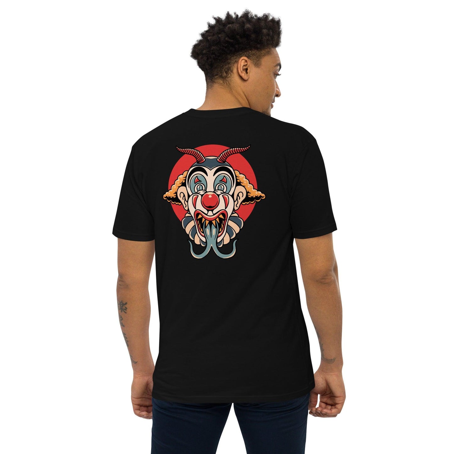 Men’s Premium Heavyweight Tee-Monster Clown - Elementologie