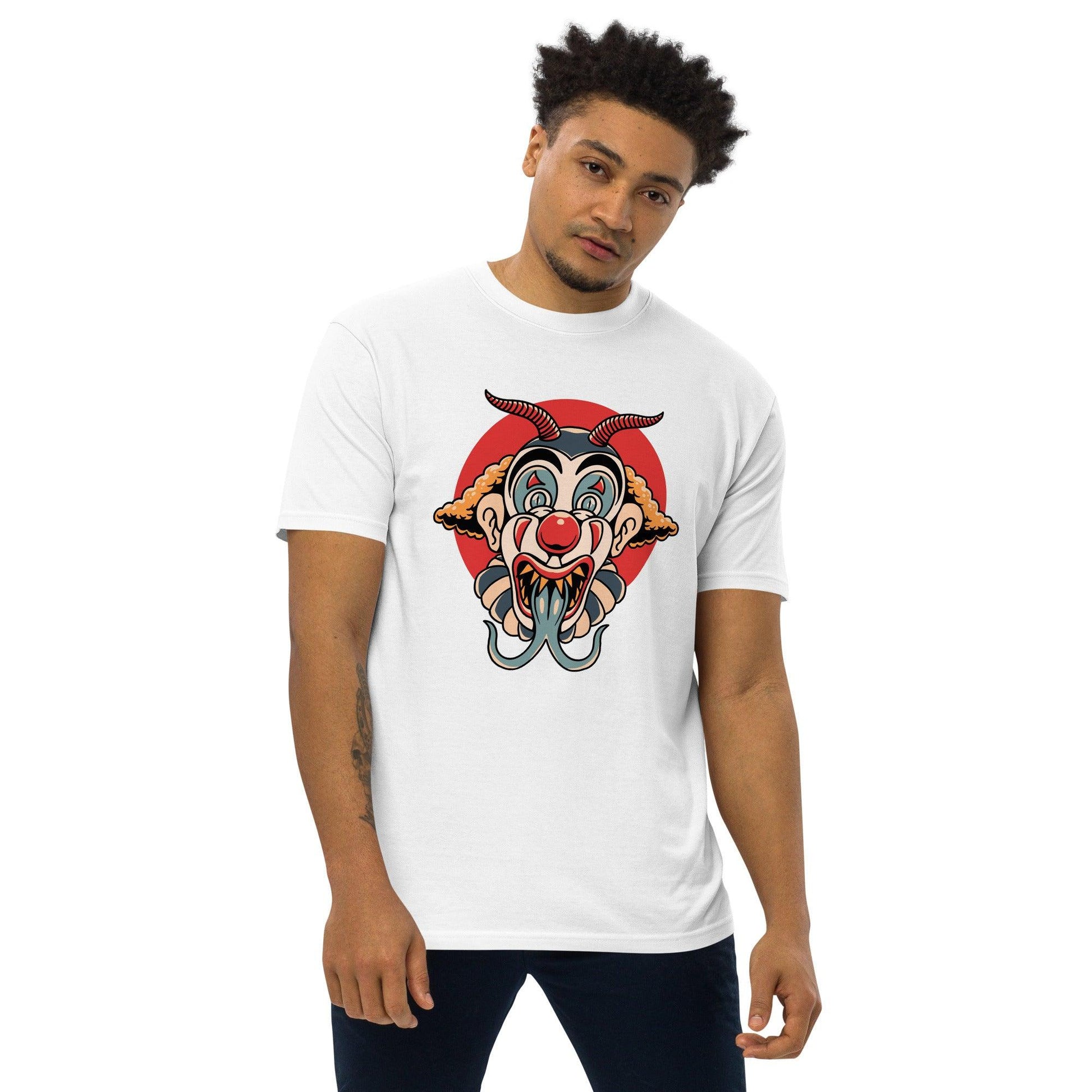 Men’s Premium Heavyweight Tee-Monster Clown - Elementologie