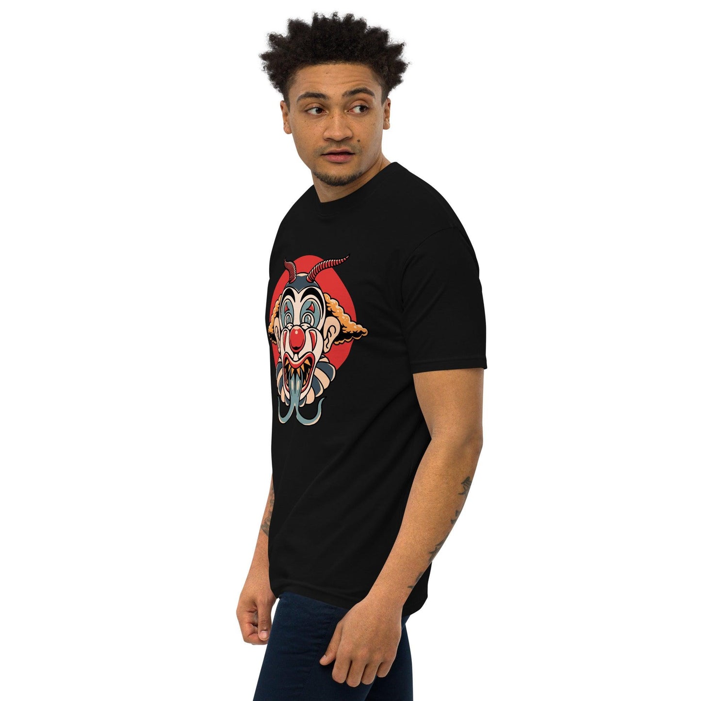 Men’s Premium Heavyweight Tee-Monster Clown - Elementologie