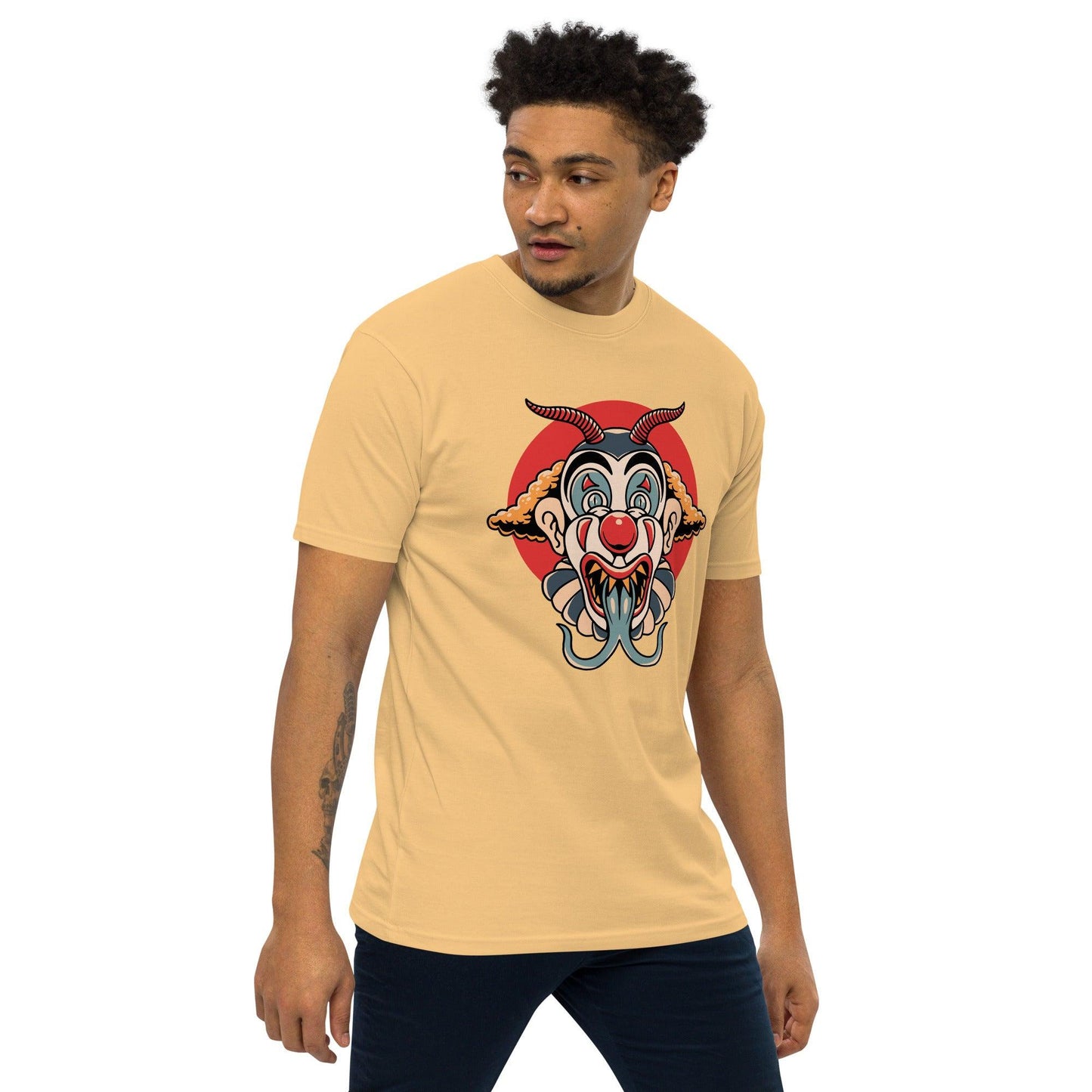 Men’s Premium Heavyweight Tee-Monster Clown - Elementologie