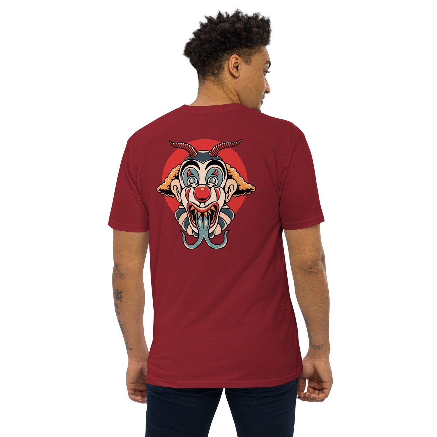 Men’s Premium Heavyweight Tee-Monster Clown - Elementologie