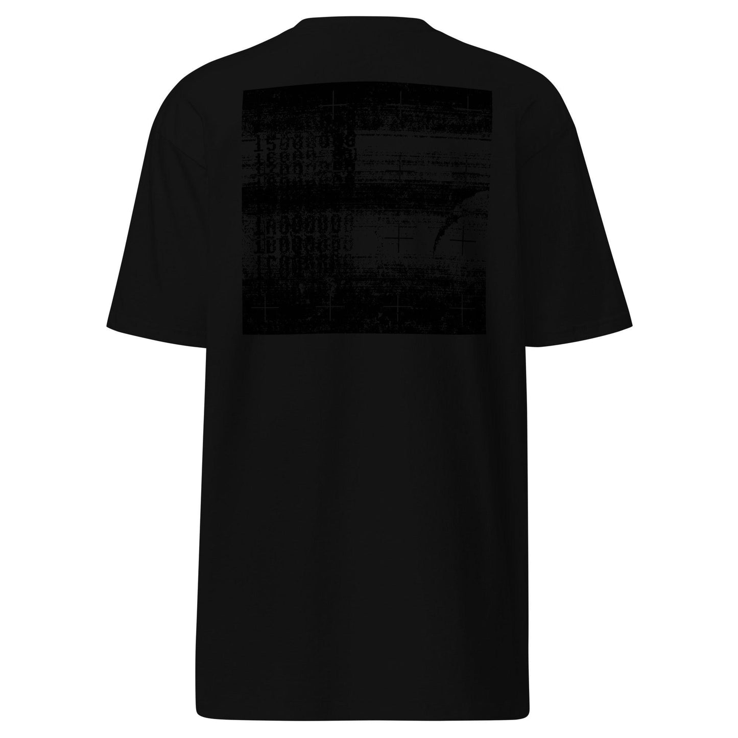 Men’s Premium Heavyweight Tee-Glitch Pattern - Premium  from Elementologie - Just $35.95! Shop now at Elementologie