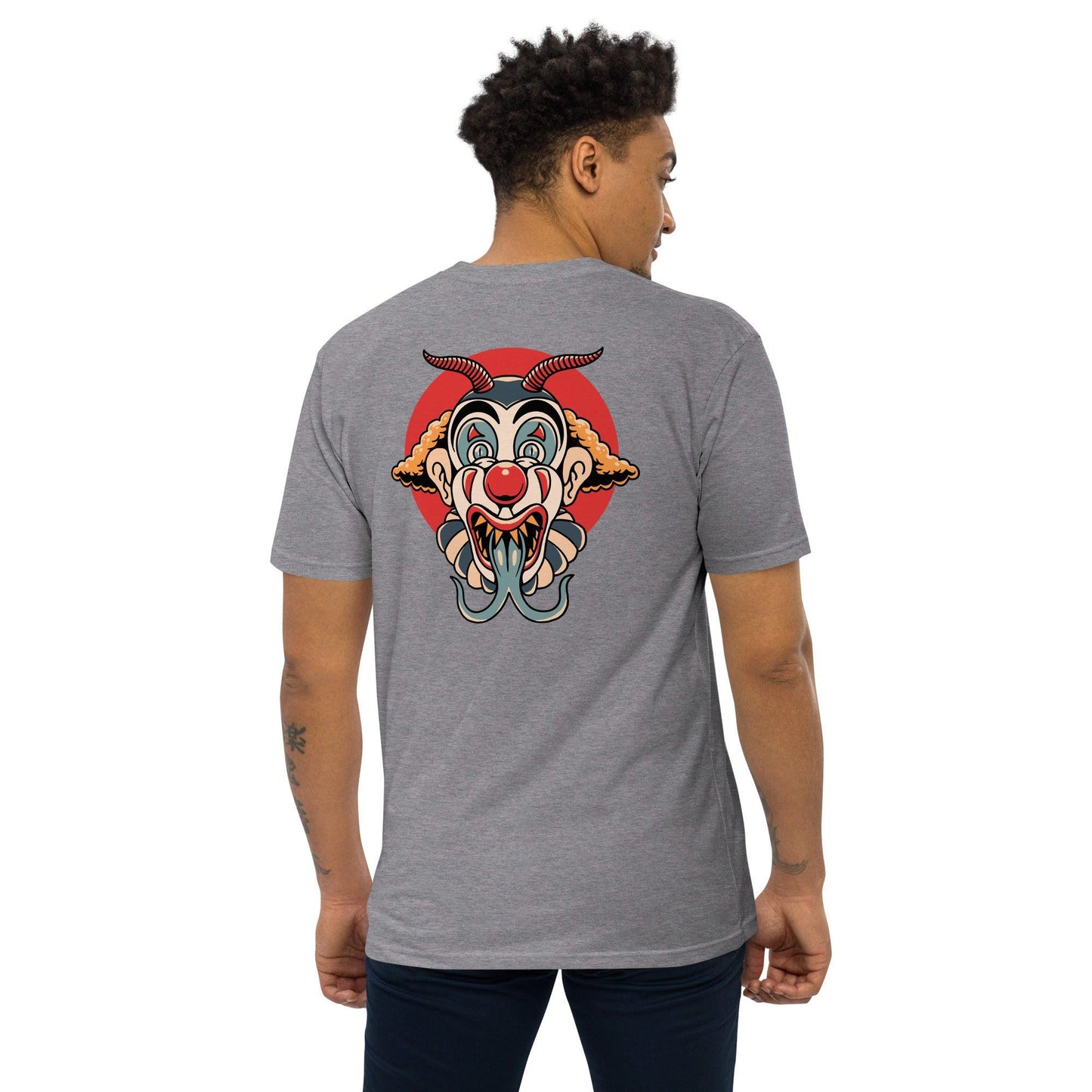 Men’s Premium Heavyweight Tee-Monster Clown - Elementologie