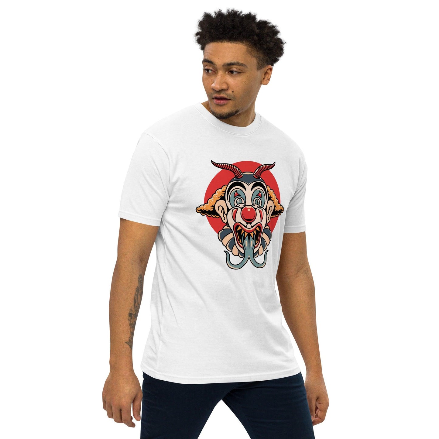 Men’s Premium Heavyweight Tee-Monster Clown - Elementologie