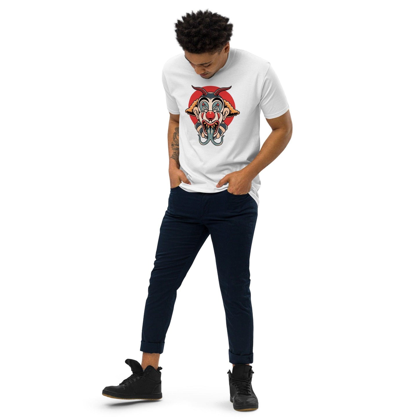 Men’s Premium Heavyweight Tee-Monster Clown - Elementologie