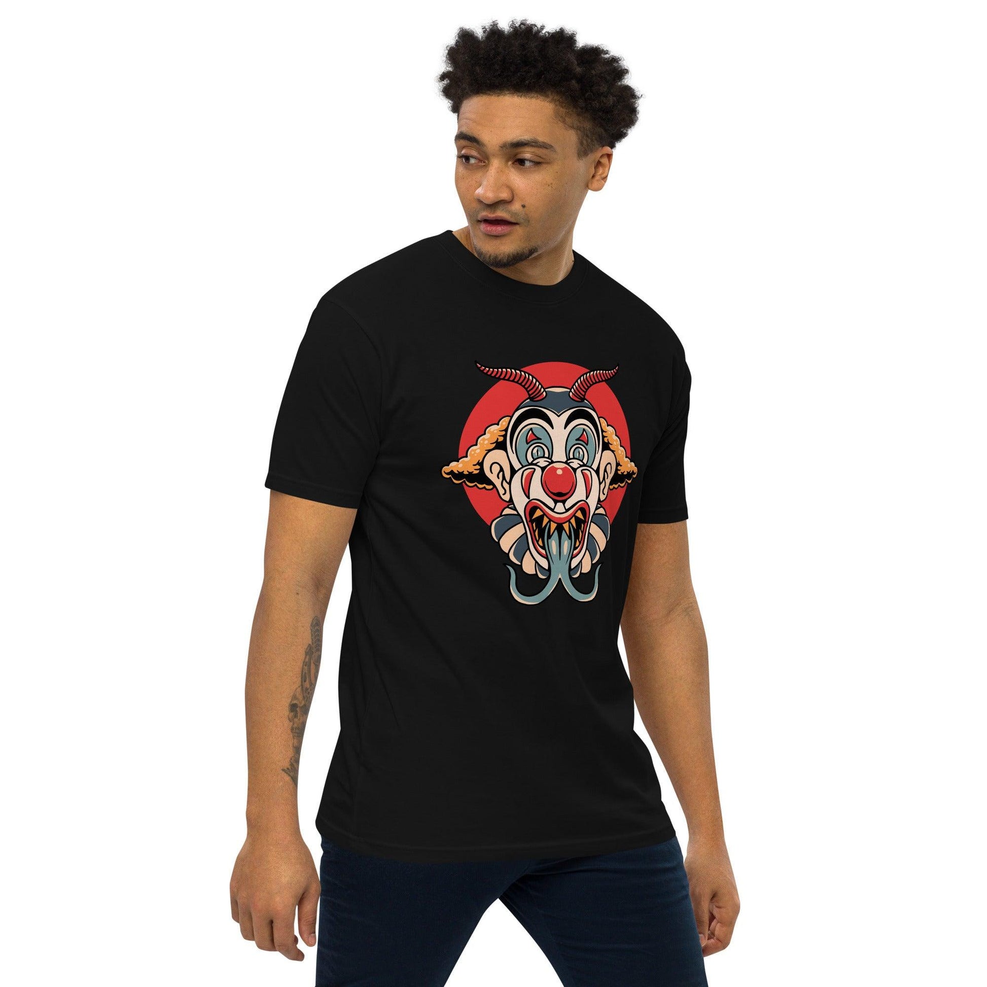 Men’s Premium Heavyweight Tee-Monster Clown - Elementologie