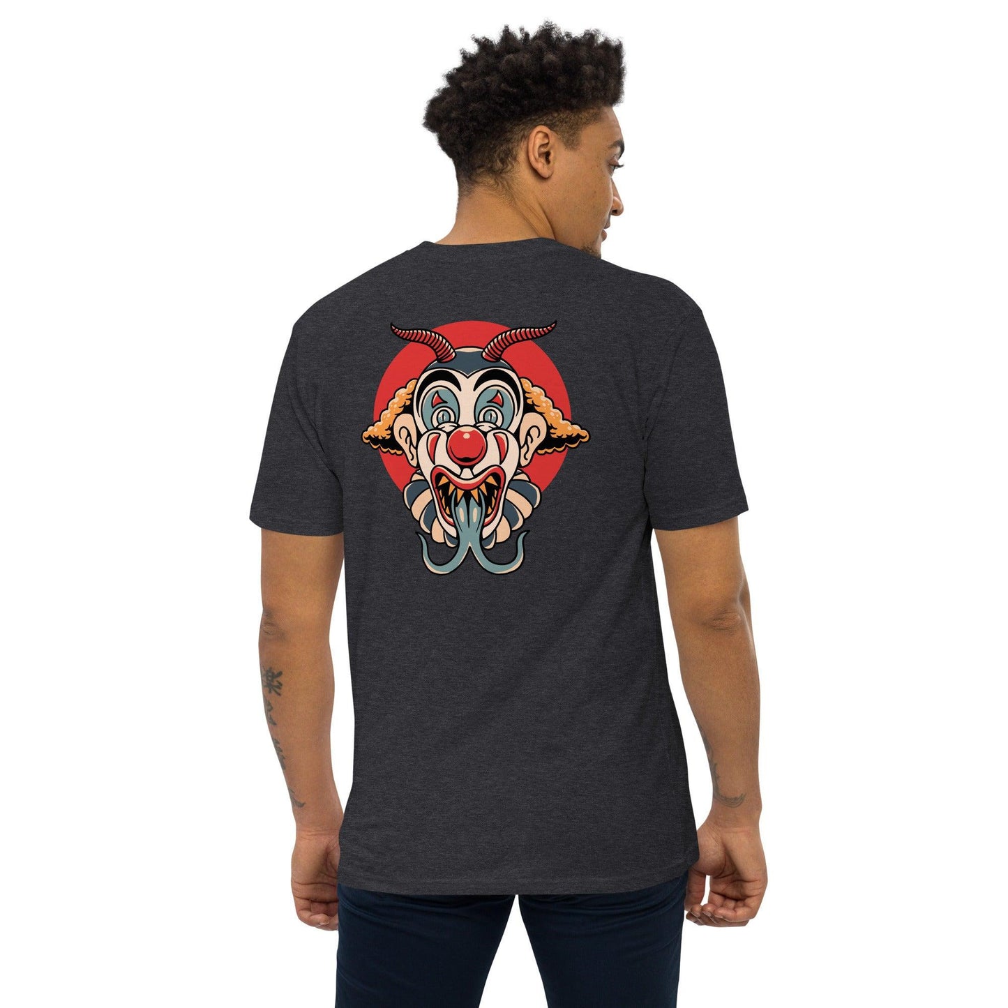 Men’s Premium Heavyweight Tee-Monster Clown - Elementologie