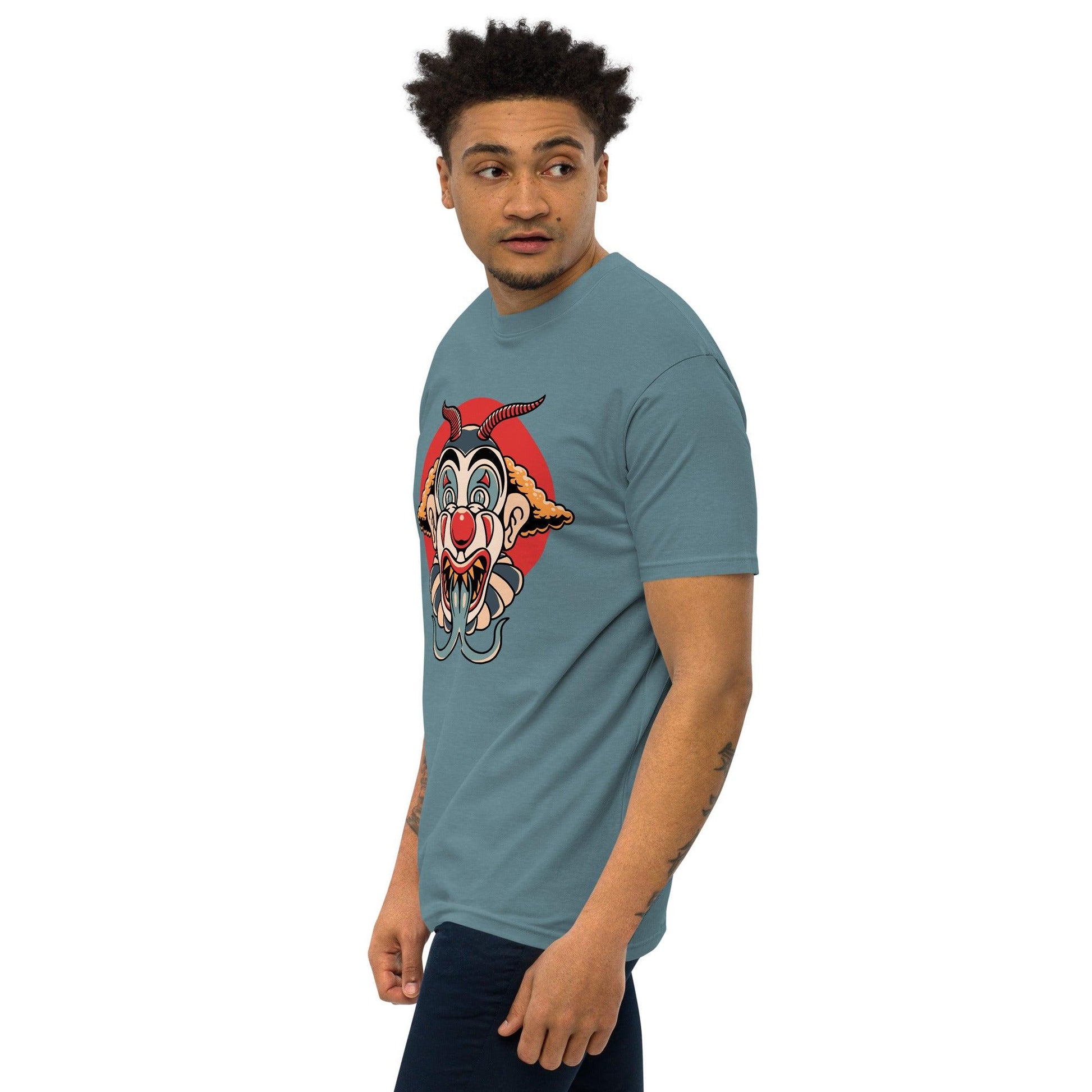 Men’s Premium Heavyweight Tee-Monster Clown - Elementologie