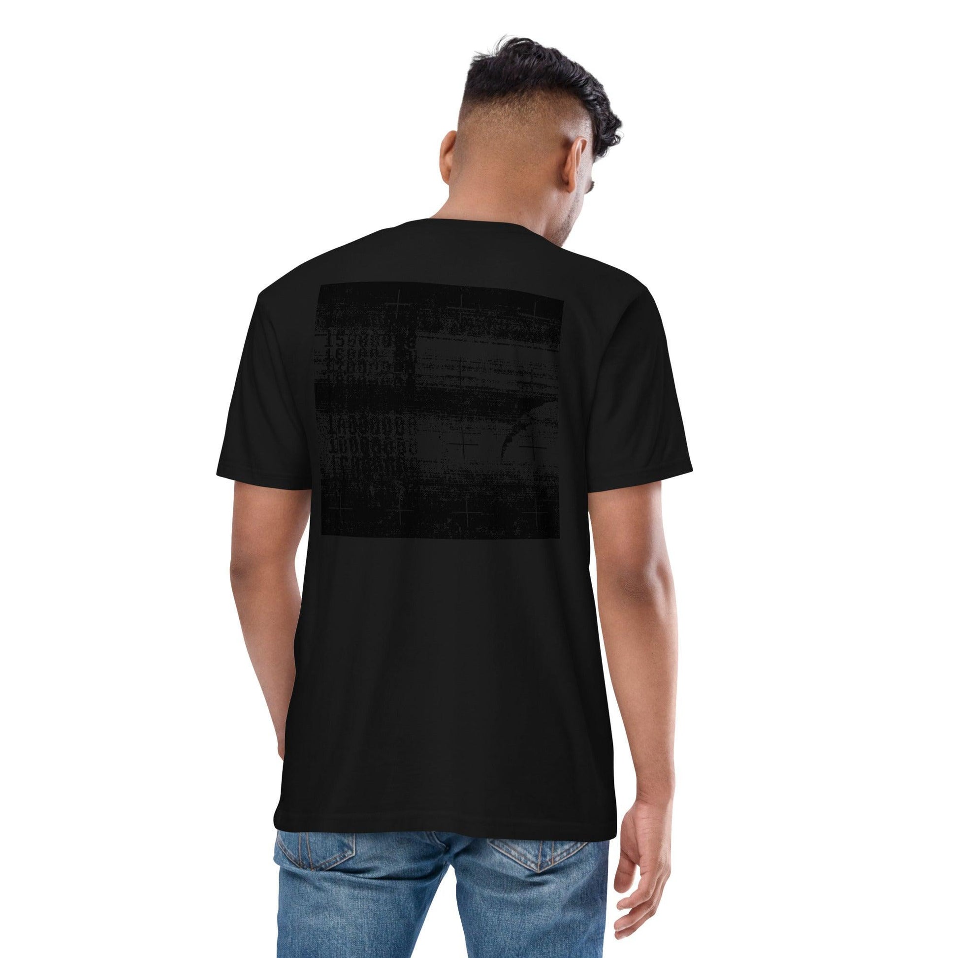 Men’s Premium Heavyweight Tee-Glitch Pattern - Premium  from Elementologie - Just $35.95! Shop now at Elementologie