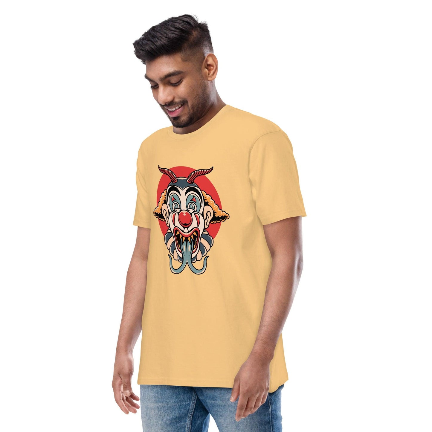 Men’s Premium Heavyweight Tee-Monster Clown - Elementologie