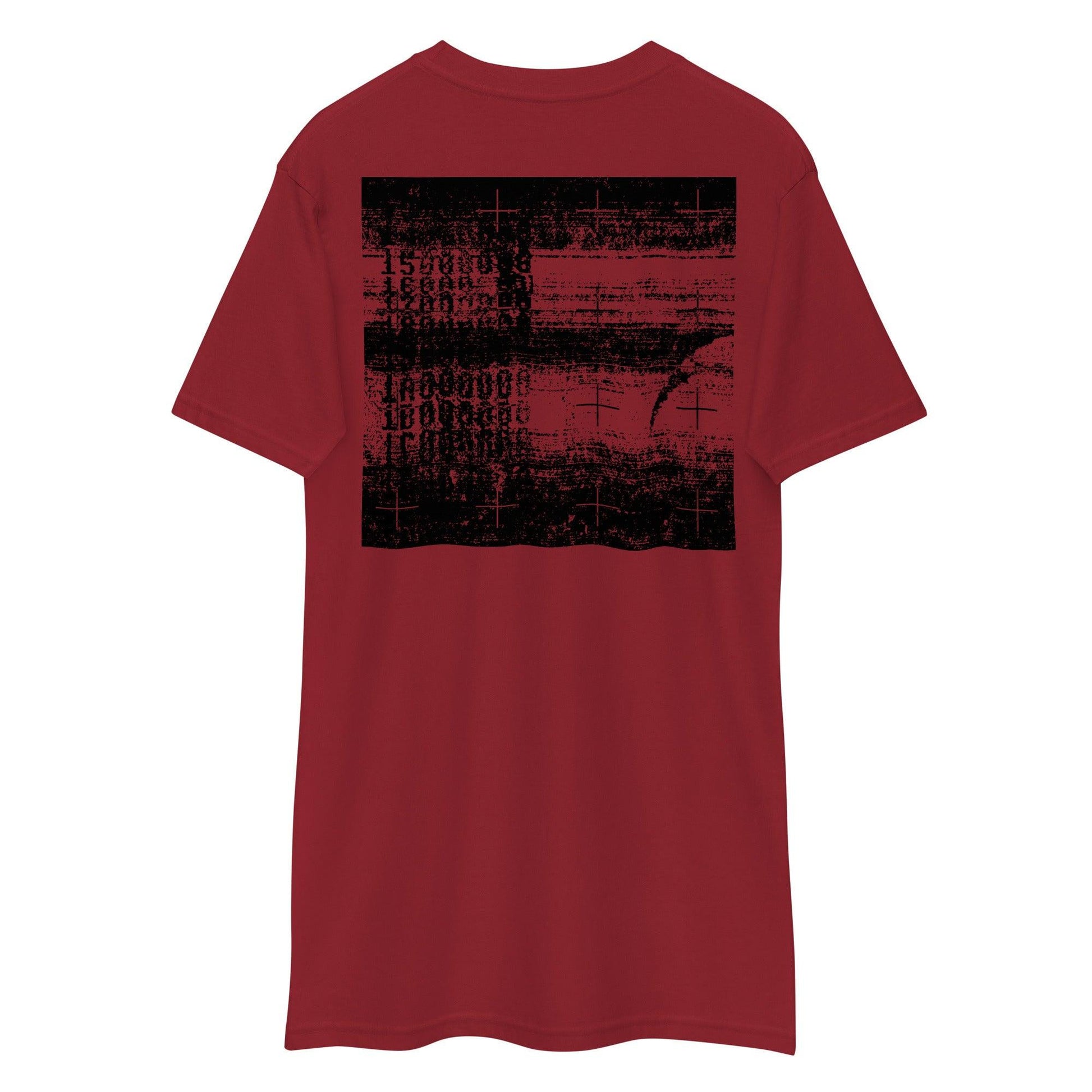 Men’s Premium Heavyweight Tee-Glitch Pattern - Premium  from Elementologie - Just $35.95! Shop now at Elementologie