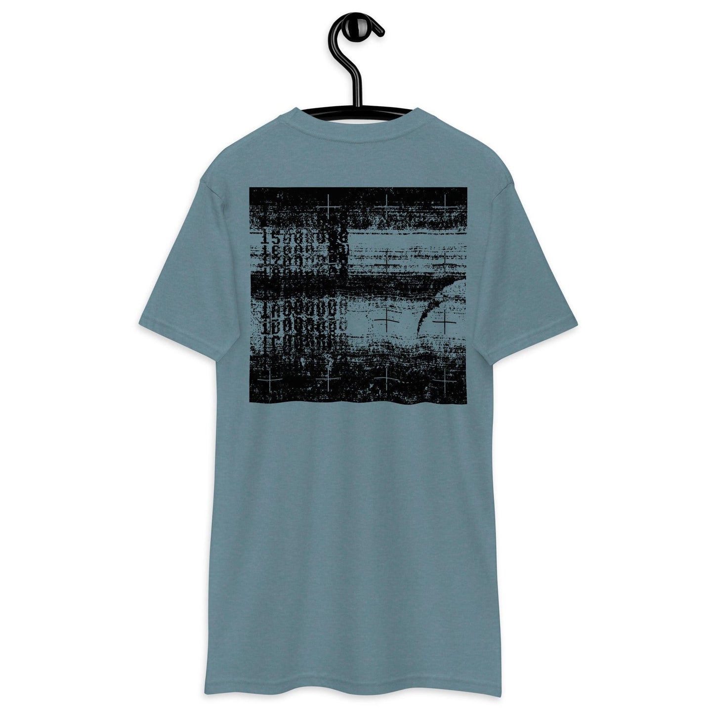 Men’s Premium Heavyweight Tee-Glitch Pattern - Premium  from Elementologie - Just $35.95! Shop now at Elementologie