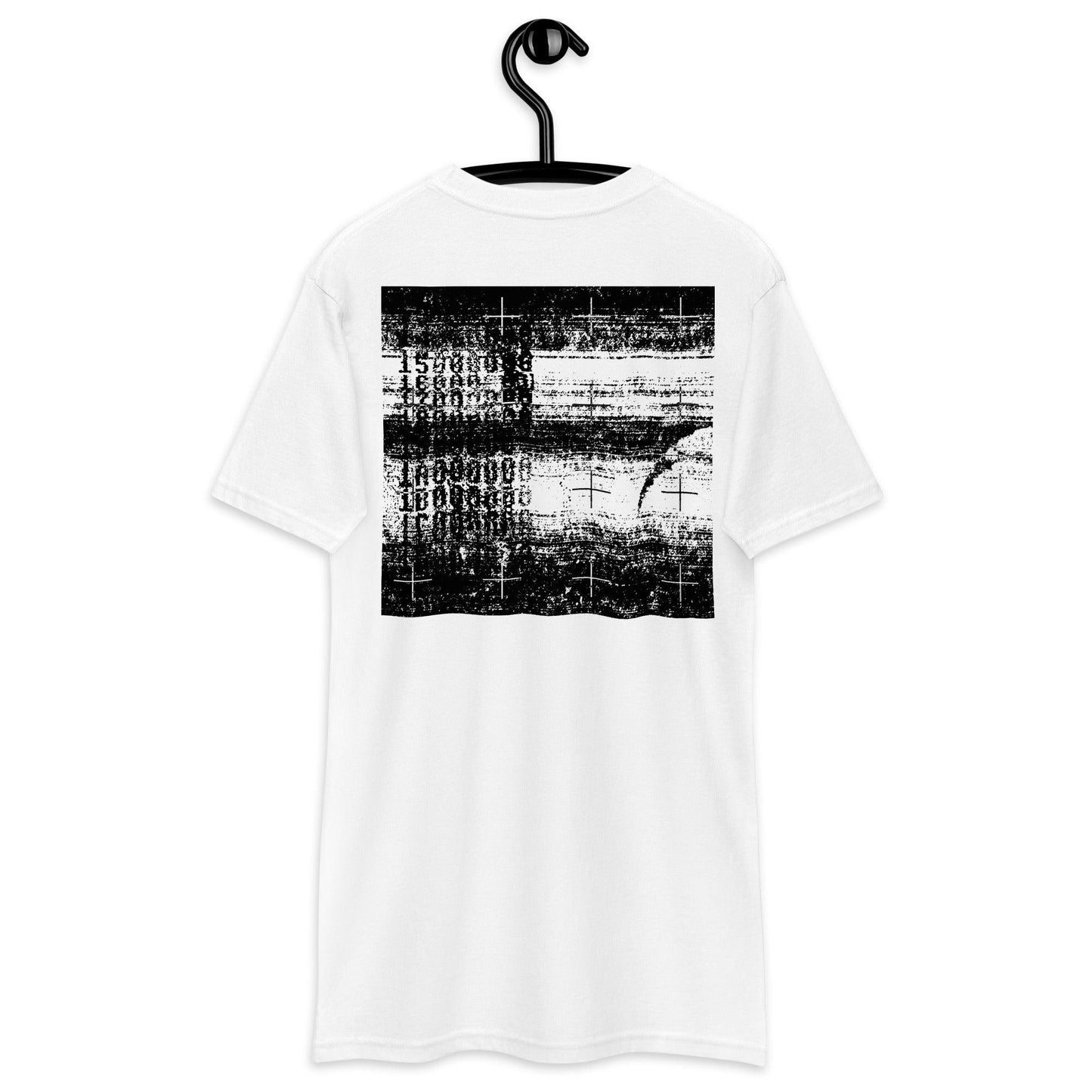 Men’s Premium Heavyweight Tee-Glitch Pattern - Premium  from Elementologie - Just $35.95! Shop now at Elementologie