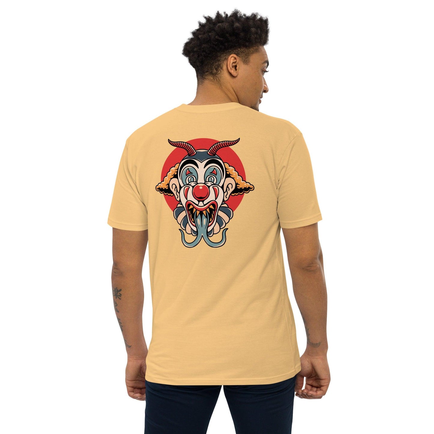 Men’s Premium Heavyweight Tee-Monster Clown - Elementologie