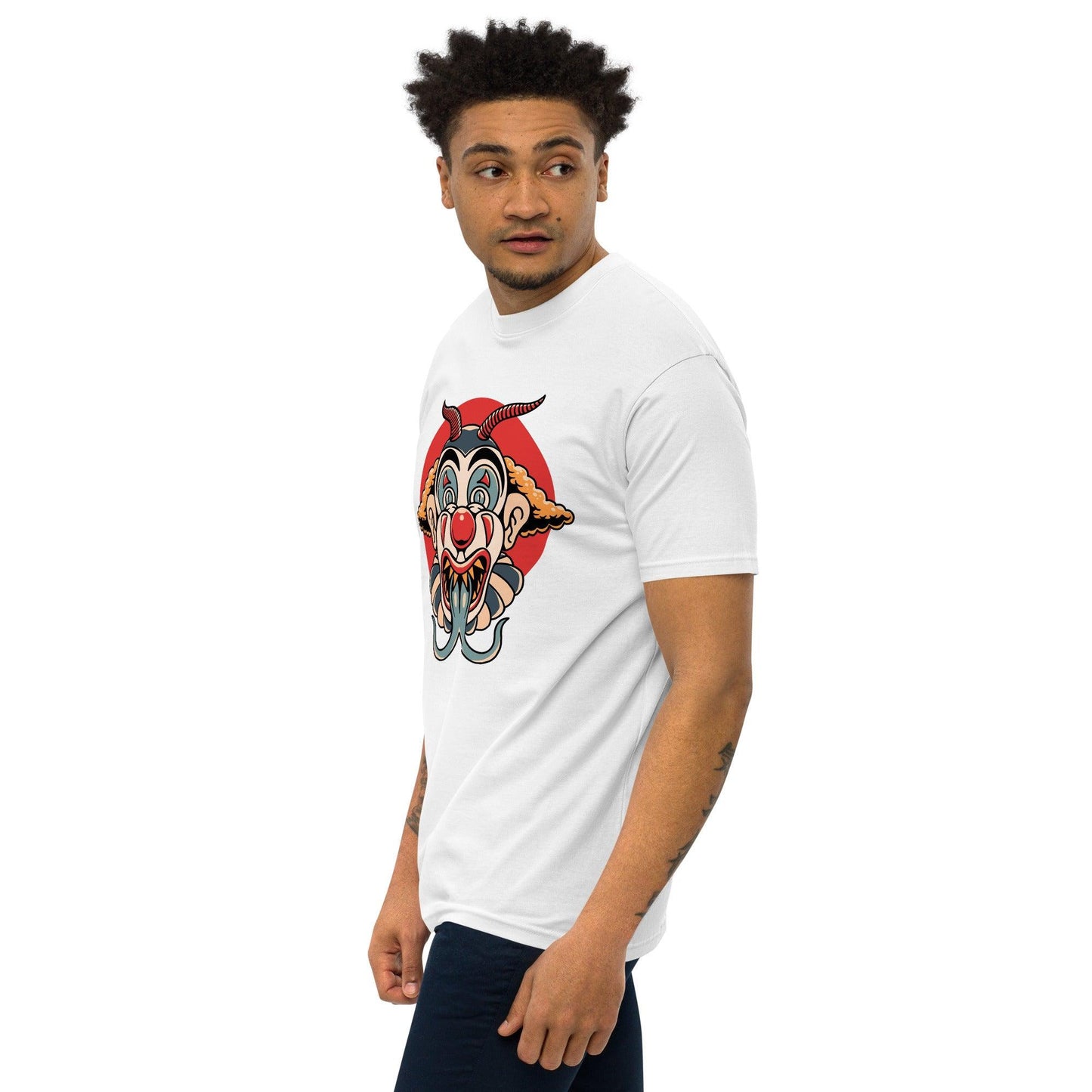 Men’s Premium Heavyweight Tee-Monster Clown - Elementologie