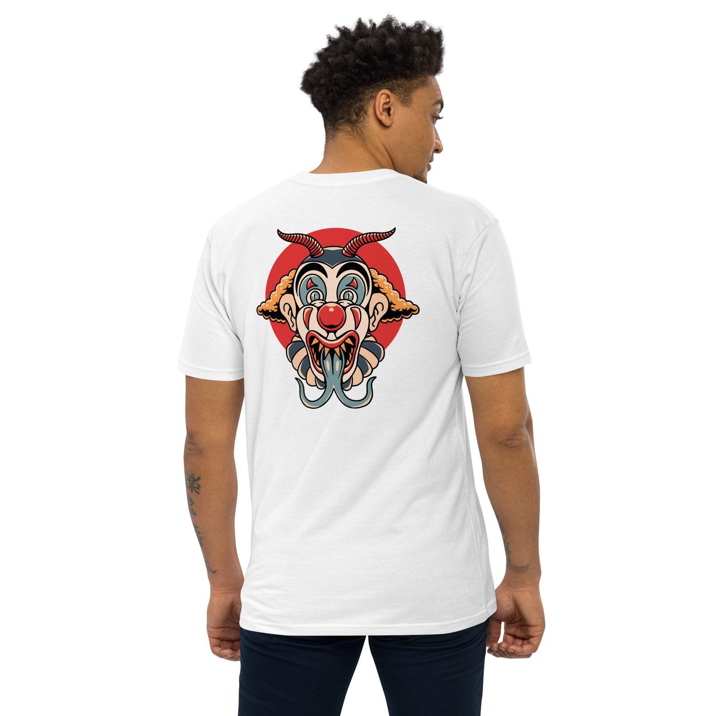 Men’s Premium Heavyweight Tee-Monster Clown - Elementologie