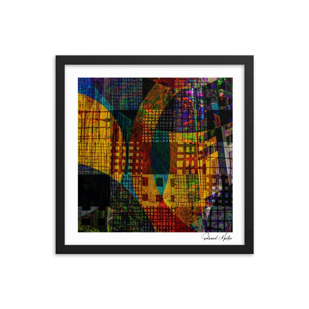 Framed Print-Abstract No.04 by Edward Martin - Premium  from Elementologie - Just $35! Shop now at Elementologie