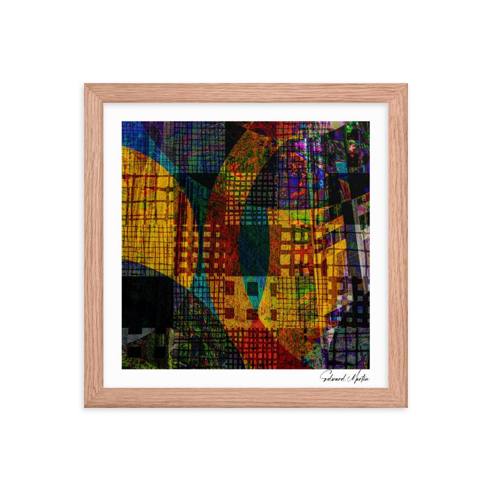 Framed Print-Abstract No.04 by Edward Martin - Premium  from Elementologie - Just $35! Shop now at Elementologie