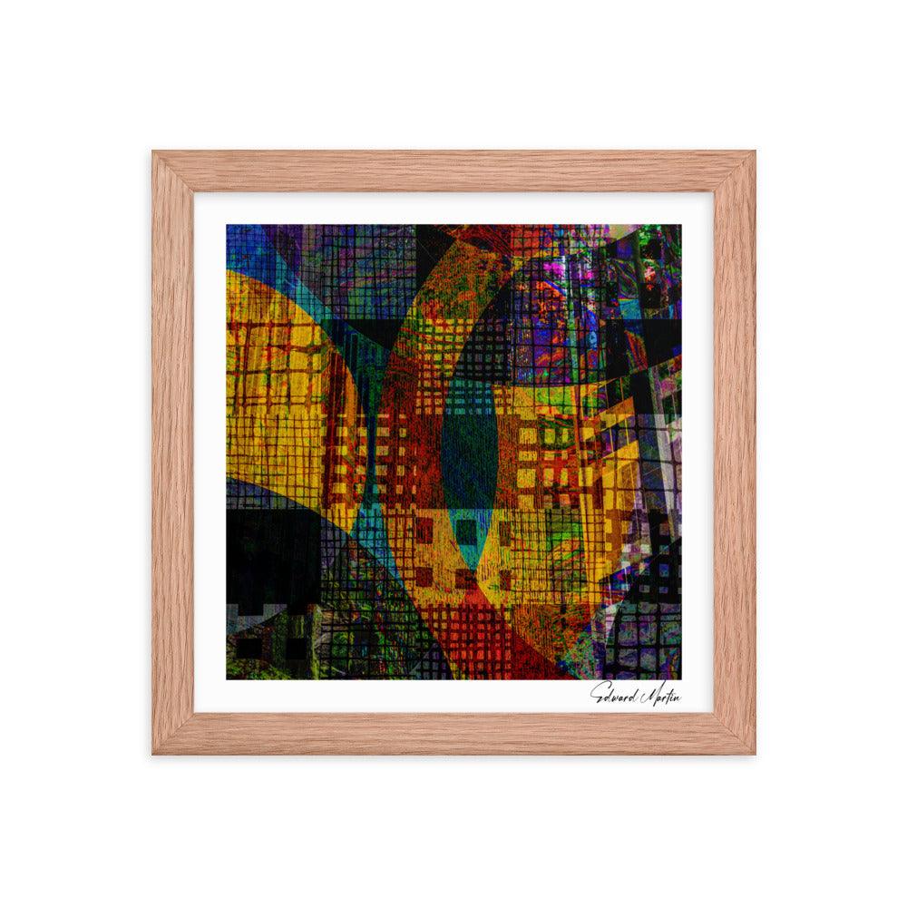 Framed Print-Abstract No.04 by Edward Martin - Elementologie