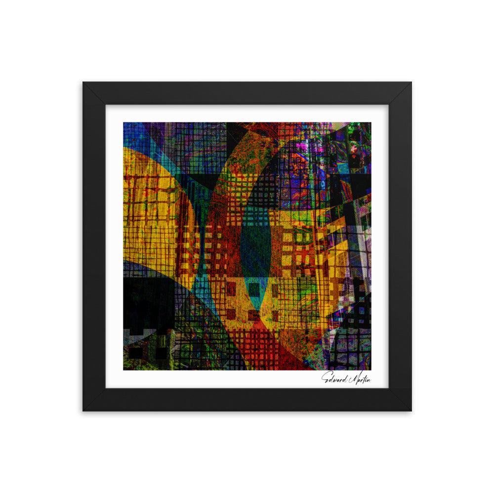 Framed Print-Abstract No.04 by Edward Martin - Premium  from Elementologie - Just $35! Shop now at Elementologie